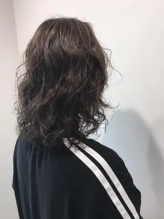 ミディアム パーマ レイヤー/大人ボブ 渡邉【日吉美容室】のヘアスタイル