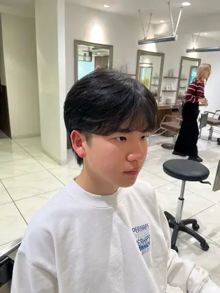 ショート パーマ メンズ 桜新町メンズ特化| ユウダイのヘアスタイル