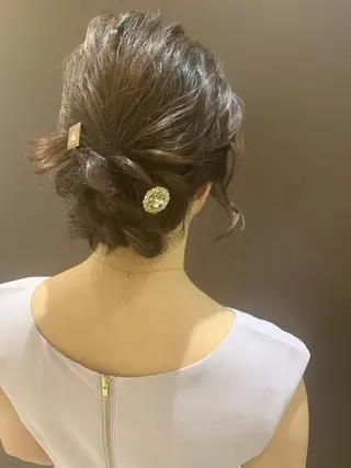 ミディアム きむえり/髪質改善 /セット/カラーのヘアスタイル