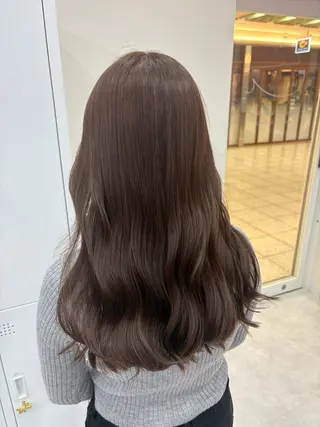 ロング カラー Hirona 縮毛矯正/髪質改善のヘアスタイル