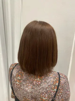 ミディアム カラー 解田彩奈/ stylistのヘアスタイル