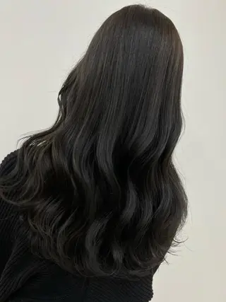 セミロング カラー 角田 全史のヘアスタイル