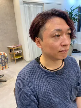 ショート カラー メンズ Dxxxx III所属・女性目線の大人 メンズ*Ayakaのヘアスタイル