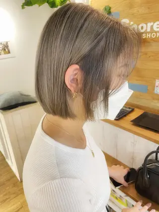 ミディアム カラー かわさき ともやのヘアスタイル