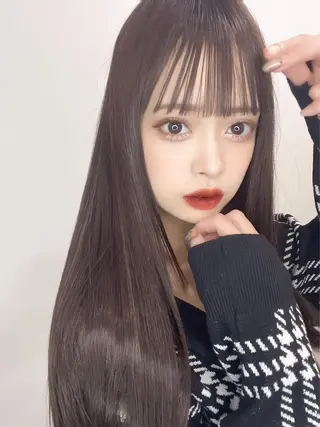 セミロング カラー パーマ ヘアアレンジ メンズ キッズ ネイル マツエク・マツパ アイブロウ 韓国×髪質改善💊 似合わせ/武田涼のヘアスタイル