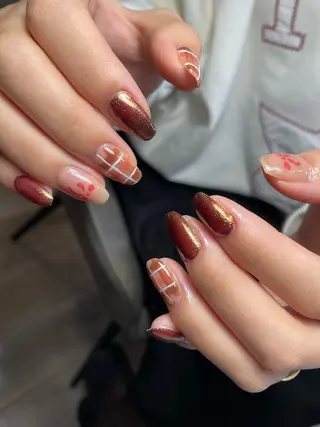 ネイル 隅田 花のネイルデザイン