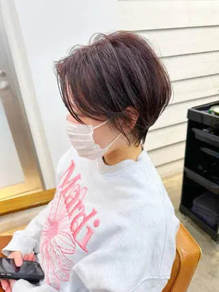 ショート newline銀座所属・👑銀座ショート/ 絶壁補正/金子涼👑のヘアスタイル