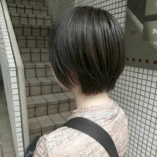 ショート 🫧透明感カラー/ ボブ/小笠原汐海🪽のヘアスタイル