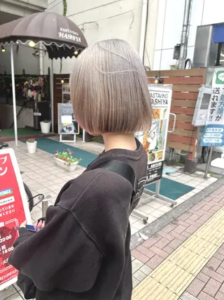 ショート カラー 🥇メンズパーマ /縮毛矯正/木村神心のヘアスタイル