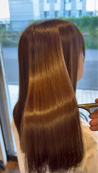 セミロング shiwu天王台所属・⭐️美髪矯正⭐️ 室岡仁哉のヘアスタイル