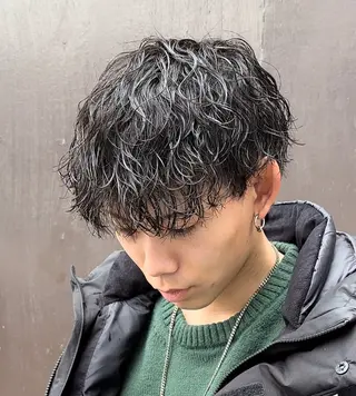 メンズ 🎖️似合わせメンズ パーマ🎖️カネキのヘアスタイル