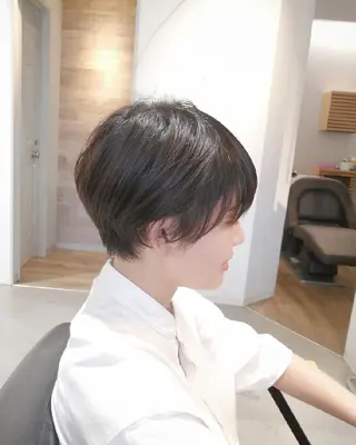 ショート カラー パーマ ヘアアレンジ ネイル キッズ メンズ マツエク・マツパ ペスカ豊崎店　沖縄所属・ショート指名No.1 店長　清水のヘアスタイル