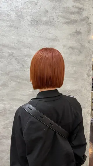 ショート 小島 咲音/艶カラー /酸性ストレートのヘアスタイル