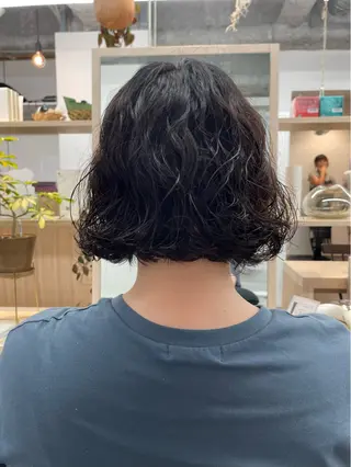 ショート パーマ ショート/ボブ/ パーマ/井上のヘアスタイル