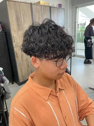 パーマ メンズ メンズモテパーマ💙 fuwaのヘアスタイル