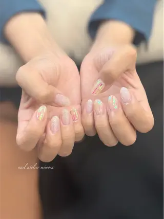 ネイル アトリエ　ミモザ所属・いまむら あかりのネイルデザイン