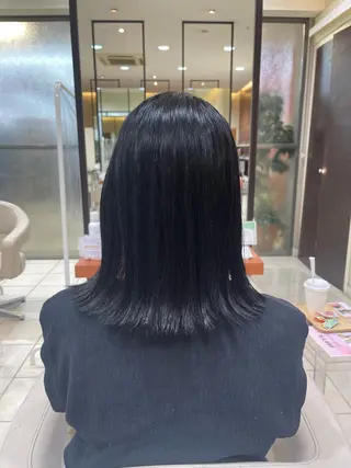 ミディアム カラー カネヒラ リョウスケのヘアスタイル