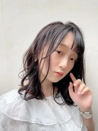 ミディアム カラー 統括マネージャー/ 髪のドクター/前原悟のヘアスタイル