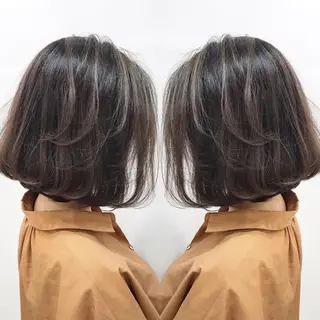 ミディアム カラー ヘアアレンジ BANK'S hair所属・💐ケラチン 髪質改善寺坂雄飛💐のヘアスタイル