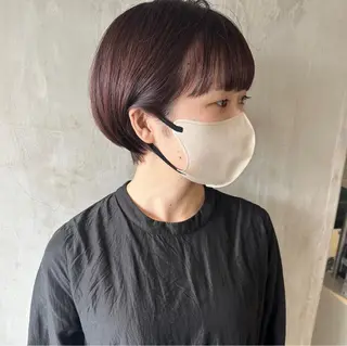 ショート カラー ヘアアレンジ stylist/蛯谷 珠里のヘアスタイル