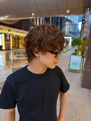 パーマ パーマモデル募集 /梅田/宿谷真那斗のヘアスタイル