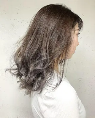セミロング カラー ヘアアレンジ 【池袋/スパイキー ショート】ⓝⓘⓜⓤのヘアスタイル