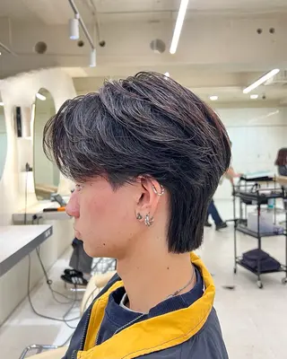 メンズ スパイキーショート/ センターパート/奈菜のヘアスタイル