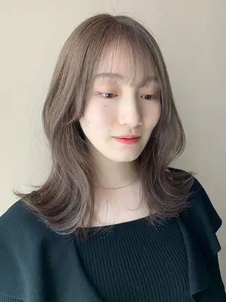 ロング カラー hub hair レイヤー/透明感のヘアスタイル