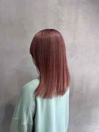 ミディアム カラー ヘアアレンジ 🫧艶髪矯正 髪質改善🫧 大介のヘアスタイル