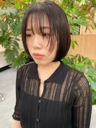 ショート カラー 田中 あやなのヘアスタイル