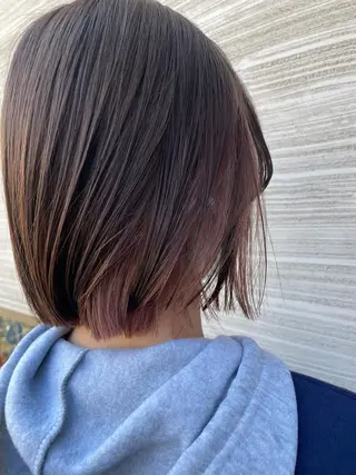 ミディアム カラー 韓国風/オシャレ /縮毛矯正/滝口琴未のヘアスタイル