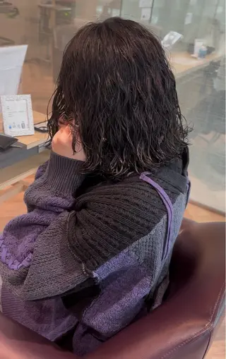 ショート パーマ ゆい/パーマ/レイヤ ー/似合わせカラーのヘアスタイル