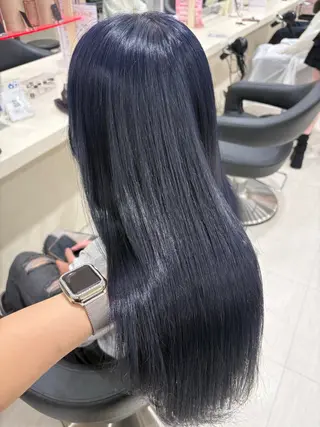 セミロング カラー ヘアアレンジ 💟RINNA 艶カラー💟のヘアスタイル