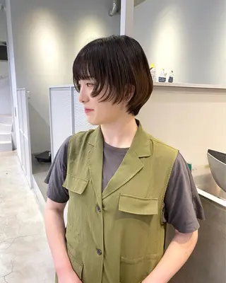 ショート 津葉井 麗奈のヘアスタイル