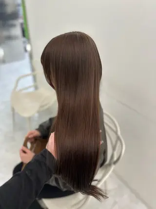 カラー 透ける透明感カラー 🎀anju/渋谷のヘアスタイル