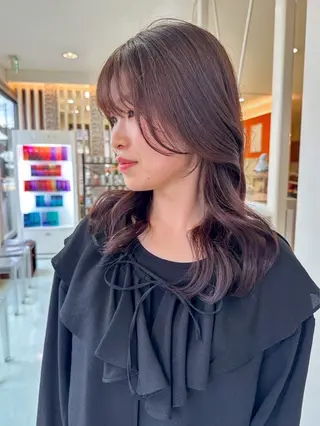 セミロング balance.三宅 星哉のヘアスタイル