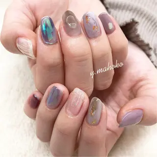 ネイル She nail studio 原宿所属・パラジェル有/ スカルプ/mahoのネイルデザイン