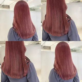 ロング カラー カジュアルを女っぽく 𝗮𝘆𝗮𝗰𝗼のヘアスタイル