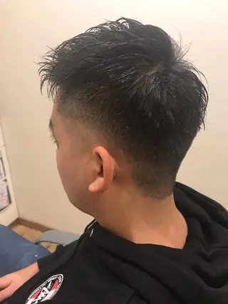 ショート メンズ アザマ　ヤスカツ _rosso 川口のヘアスタイル