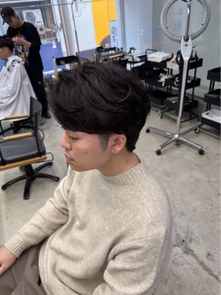 ショート パーマ メンズ メンズ専門サロン wokeのヘアスタイル