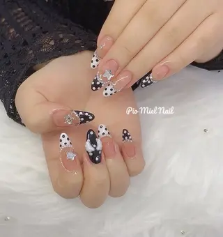 ネイル momo 長さだしのネイルデザイン