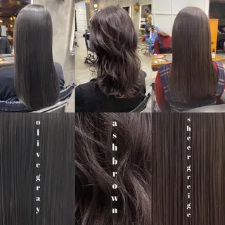 カラー Ms.CHARM所属・透明感カラー🌿 グレージュ🐺陽介のヘアスタイル