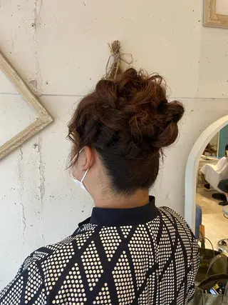 ロング ヘアアレンジ いまじゅく あおいのヘアスタイル