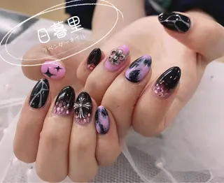 ネイル ラベンダー💖日暮里 ルル💖ネイルのネイルデザイン