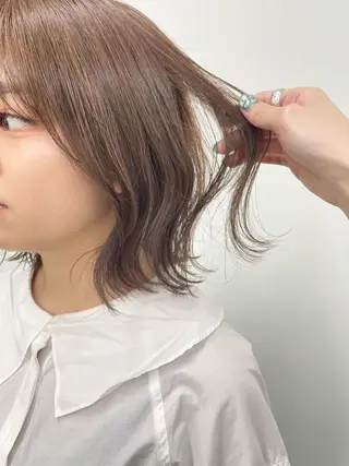 ミディアム カラー sica所属・スタイル撮影 モデル募集momoのヘアスタイル