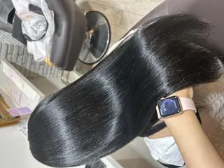 ロング カラー ヘアアレンジ 🦄🫧‪透明感 絹髪特化🫧🍓のヘアスタイル