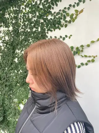 カラー ミディアム 韓国メンズヘア/ ダウンパーマ/歩夢のヘアスタイル