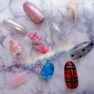 ネイル orchid ♡オーキッドのネイルデザイン