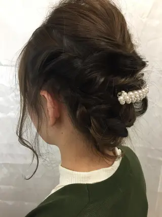 セミロング ヘアアレンジ Kosuge Takafumiのヘアスタイル