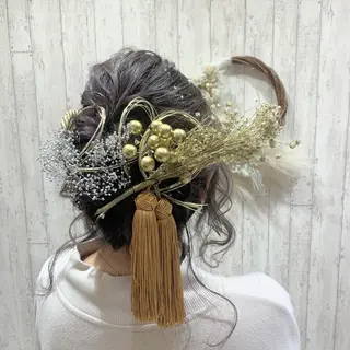 セミロング カラー ヘアアレンジ 古沢 みづきのヘアスタイル